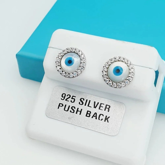 925 Sterling Silver CZ Beautiful Earrings for Women, 1USPAR4211 - Picture 3 of 11